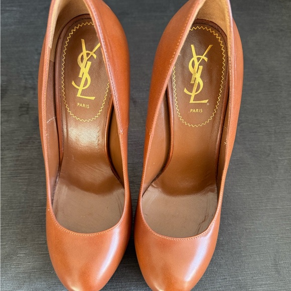 Yves Saint Laurent Tan High Heels - Picture 5 of 11